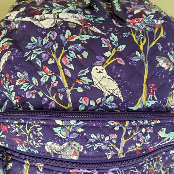 VERA BRADLEY HARRY POTTER CAMPUS BACKPACK:NWT FORBIDDEN FOREST - Picture 2 of 12